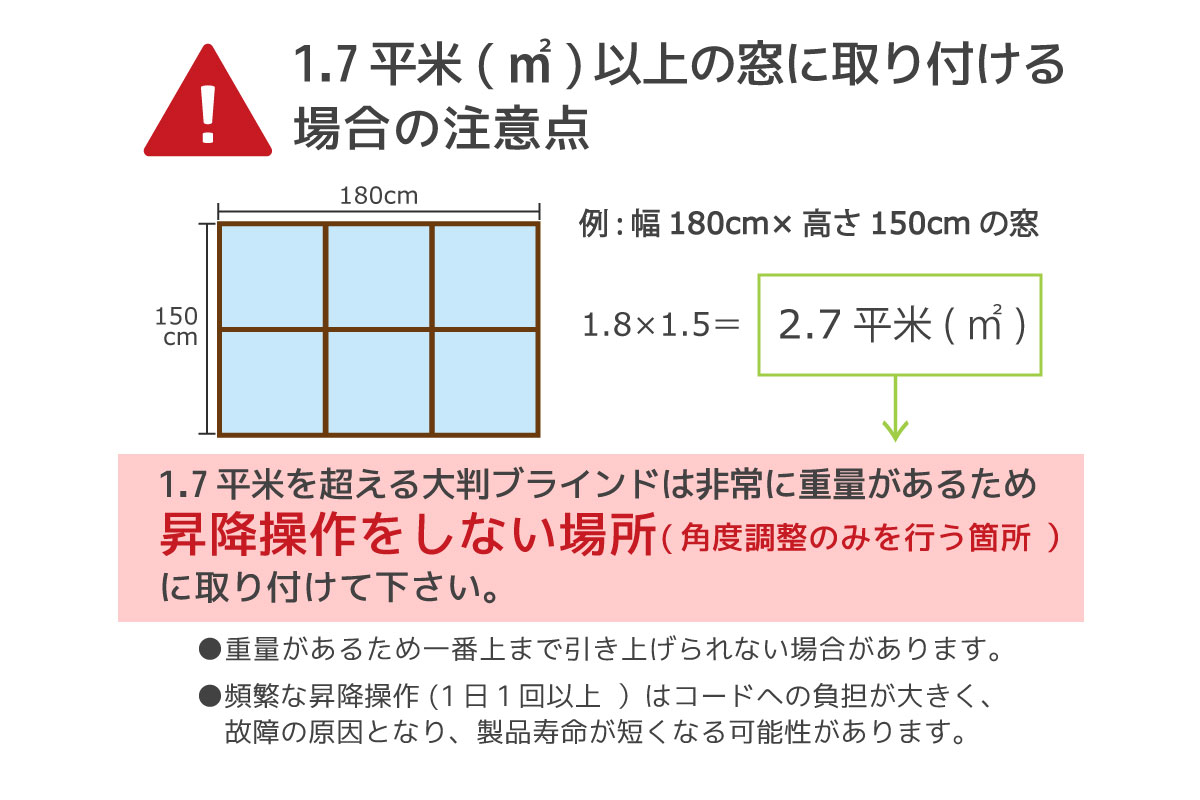 大判サイズ注意点